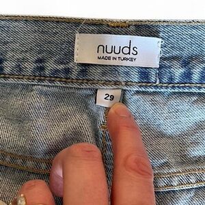 Nuuds Women's Denim Jeans in Light Blue
